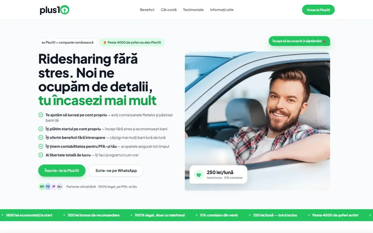 Site-ul Plus10